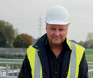 Rafael Lellesch, directeur des ventes chez Sulzer à Bonn en Allemagne : « Nous sommes très heureux que nos pompes aient été choisies pour ce projet de reconstruction écologique ».